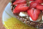 Кокосово-банановый торт-мороженое