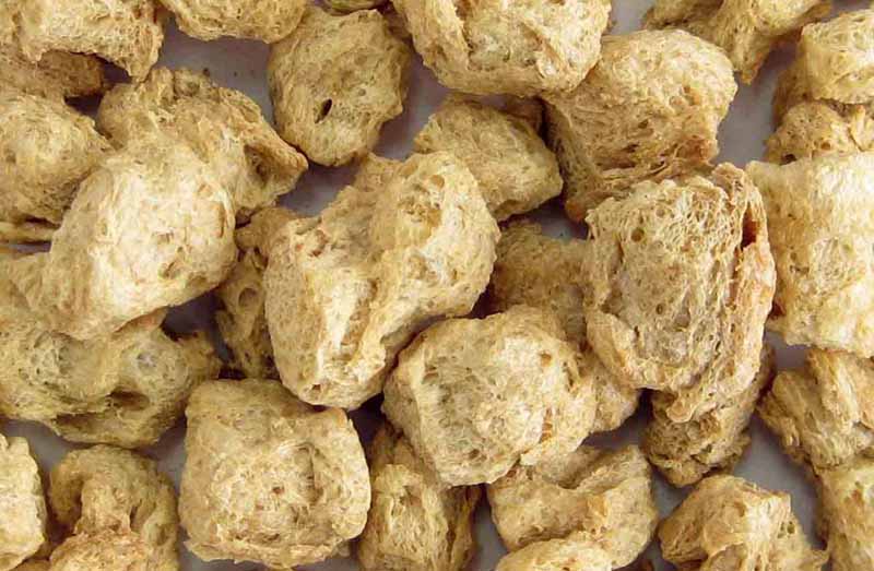 Шашлыки из соевого мяса